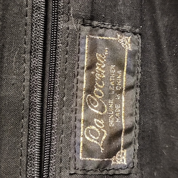 🔴 🔚🔜 VTG La Corina Leather Patchwork Purse. - Picture 7 of 16